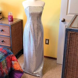Vintage silver gown